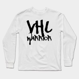 VHL Warrior - Von Hippel-Lindau Disease Design - Graffiti Style Long Sleeve T-Shirt